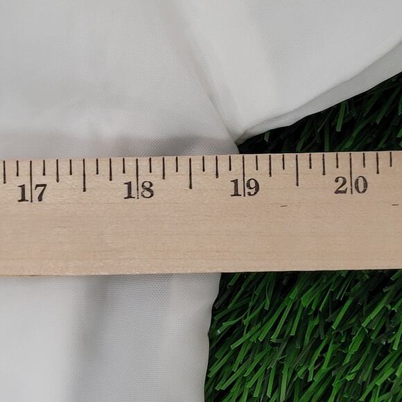 Vintage 90s Windbreaker Coach Jacket Small 19x26 White Baggy - Picture 5 of 14